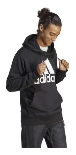 Sudadera Adidas M Bl Ft Hd Negro Con Capucha Para Hombre