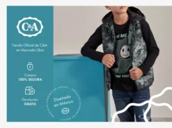 Playera Manga Corta Drop Shoulder C&a De Niño -Vestidoux Soldes Magasin D NQ NP 606200 MLM53368925862 012023 O