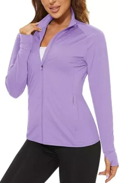Sudadera Deportiva Para Mujer Color Morado Marca Tacvasen