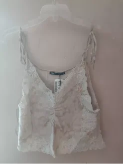 Top Marca Zara Talla S Mex 26 Nuevo Con Etiquetas