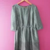 Vestido Estampado, Tela Tipo Seda, Marca Zara -Vestidoux Soldes Magasin D NQ NP 612014 MLM32905954472 112019 O