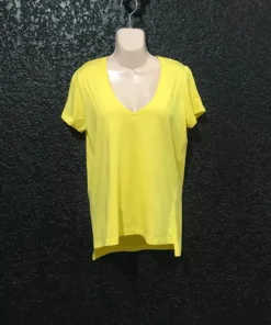 Blusa, Playera Amarilla Marca Zara T/ M Semi Nueva.