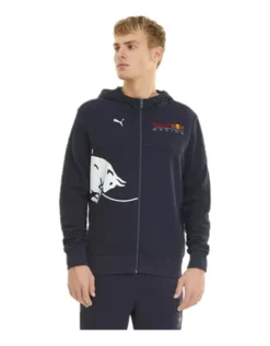 Sudadera Puma Red Bull Racing Full Zip Hombre 763107