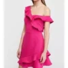 Vestido Corto Rosa Marca Express Mujer - Talla 4 -Vestidoux Soldes Magasin D NQ NP 624612 MLM69666341193 052023 O