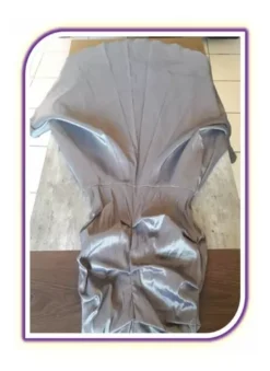 Vestido Gris De Fiesta Marca Argenta -Vestidoux Soldes Magasin D NQ NP 626640 MLM41664960748 052020 O