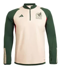 Sudadera Adidas México Fmf Tr Top Blanco Para Hombre