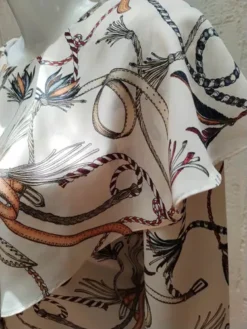 Blusa Estampada Para Dama, Marca Zara -Vestidoux Soldes Magasin D NQ NP 628725 MLM54871062261 042023 O