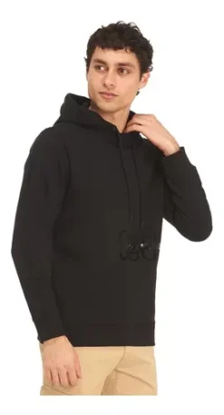 Sudadera Calvin Klein Color Negro Con Capucha Para Hombre -Vestidoux Soldes Magasin D NQ NP 629387 MLM53985765157 022023 O