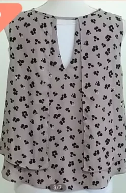 Blusa Estampada Animal Print Marca Zara Talla L -Vestidoux Soldes Magasin D NQ NP 629422 MLM50823360736 072022 O