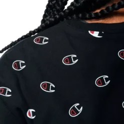 Sudadera Champion Mujer Negro Casual Logo Ct10509mblk -Vestidoux Soldes Magasin D NQ NP 632350 MLM51459241330 092022 O