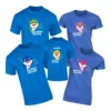 Playera Baby Shark Familiar Vinil Textil Kit 5pz Fiesta -Vestidoux Soldes Magasin D NQ NP 644921 MLM31239629290 062019 O