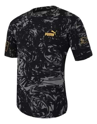 Playera Puma Casual Power Hombre Negro By Martí 3 Playera Puma Casual Power Hombre Negro By Martí