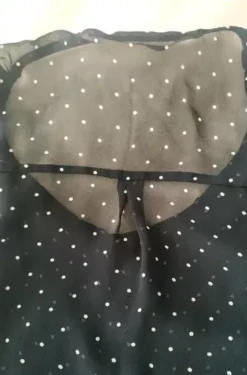 Blusa Moteada Azul Obscuro, Talla 24, Marca Zara -Vestidoux Soldes Magasin D NQ NP 666890 MLM48787232271 012022 O