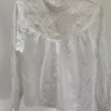 Blusa Blanca De Algodón Marca Zara Manga Larga 2 Blusa Blanca De Algodón Marca Zara Manga Larga -Vestidoux Soldes Magasin D NQ NP 668444 MLM69590622079 052023 O