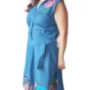 Vestido Tipo Mezclilla Con Bordado Tenango -Vestidoux Soldes Magasin D NQ NP 681771 MLM51235334488 082022 O