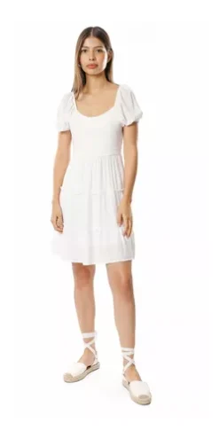 Vestido Corto Fit & Flare C&a De Mujer -Vestidoux Soldes Magasin D NQ NP 689376 MLM54850800391 042023 O