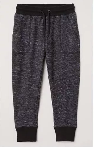 Pants Gris Jaspeado Marca H&m Talla 7-8 Años 3 Pants Gris Jaspeado Marca H&m Talla 7-8 Años