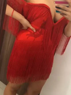 Vestido Sin Marca Color Rojo Talla M -Vestidoux Soldes Magasin D NQ NP 701834 MLM40564866345 012020 O