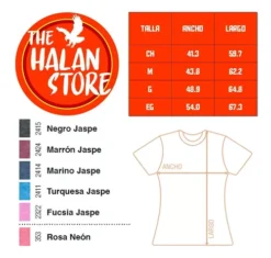 Playera Mujer Dama Manga Corta Cuello V Jaspe Neón - Yazbek -Vestidoux Soldes Magasin D NQ NP 704798 MLM43254310061 082020 O