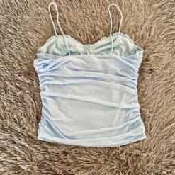 Blusa Tirantes Con Fruncido 9 Blusa Tirantes Con Fruncido -Vestidoux Soldes Magasin D NQ NP 705476 MLM54952699807 042023 O