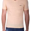 Playera Cuello V Jaspe Silver Plate Slim Fit 11209 -Vestidoux Soldes Magasin D NQ NP 718943 MLM49842128675 052022 O
