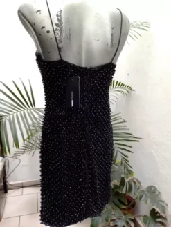 Vestido Negro Marca Fashionova -Vestidoux Soldes Magasin D NQ NP 721373 MLM44768110205 012021 O