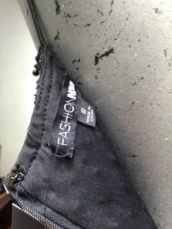 Vestido Negro Marca Fashionova -Vestidoux Soldes Magasin D NQ NP 722626 MLM44768110220 012021 O