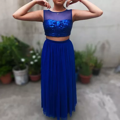 Vestido De Coctel - Marca Eva Brazzi Talla 6 Dos Piezas 4 Vestido De Coctel - Marca Eva Brazzi Talla 6 Dos Piezas – Image 2