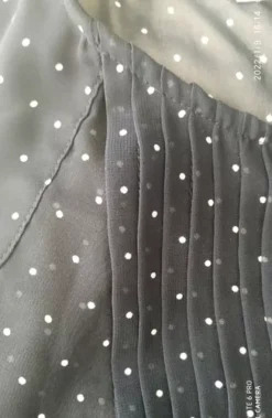 Blusa Moteada Azul Obscuro, Talla 24, Marca Zara -Vestidoux Soldes Magasin D NQ NP 760027 MLM48787232272 012022 O