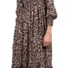 Vestido Largo Animal Print Mod.s23133 Marca Bobois® -Vestidoux Soldes Magasin D NQ NP 767862 MLM54013124553 022023 O