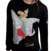 Sudadera Disney Dumbo Poli Negro Dama Original -Vestidoux Soldes Magasin D NQ NP 775297 MLM52834853109 122022 O