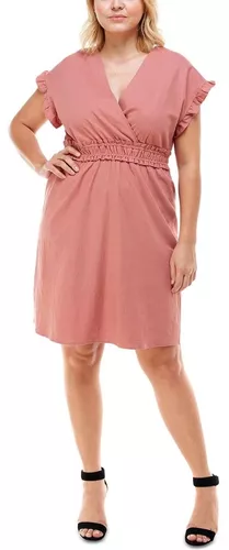 Vestido Con Cintura Fruncida Marca Monteau Talla 2x 3 Vestido Con Cintura Fruncida Marca Monteau Talla 2x