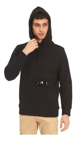 Sudadera Calvin Klein Color Negro Con Capucha Para Hombre -Vestidoux Soldes Magasin D NQ NP 779968 MLM53985783076 022023 O