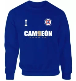 Sudadera Lisa Cruz Azul Campeón 2021 Talla Xxl -Vestidoux Soldes Magasin D NQ NP 784165 MLM54902185842 042023 O
