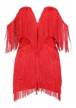 Vestido Sin Marca Color Rojo Talla M