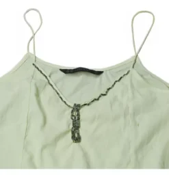 Blusa Lencera Amarillo Claro Marca Zara Talla Xs -Vestidoux Soldes Magasin D NQ NP 795425 MLM51281757128 082022 O