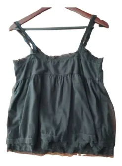 Blusa Con Tirante Y Encaje Talla L Marca Zara -Vestidoux Soldes Magasin D NQ NP 798377 MLM50930434858 072022 O