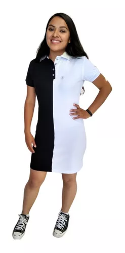 Vestido Juvenil Cuello Tipo Polo Deportivo Marca Albanida