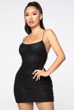 Vestido Negro Marca Fashionova -Vestidoux Soldes Magasin D NQ NP 804800 MLM44768099847 012021 O