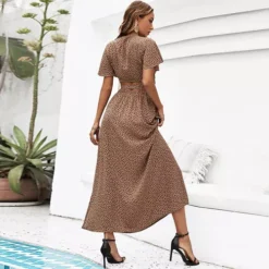 Conjunto De 2 Piezas Con Estampado De Leopardo Con Top -Vestidoux Soldes Magasin D NQ NP 807042 CBT52380900621 112022 O