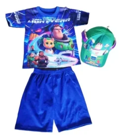 Playera, Short Y Gorra De Buzz Lightyear Conjunt Para Niños -Vestidoux Soldes Magasin D NQ NP 821990 MLM50318194879 062022 O