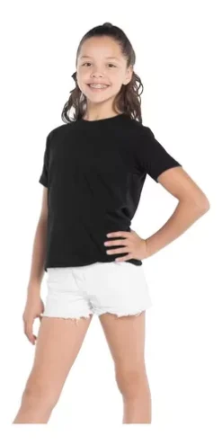 10 Playeras Cuello Redondo Manga Corta Para Niño