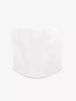 The Bella Corset Blanco Talla Extra Chica Xch Xs Marca Zara