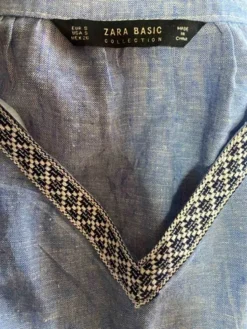 Blusa Hermosa Marca Zara Talla 26moderna -Vestidoux Soldes Magasin D NQ NP 838402 MLM53414801021 012023 O