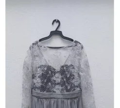 Vestido Gris De Noche