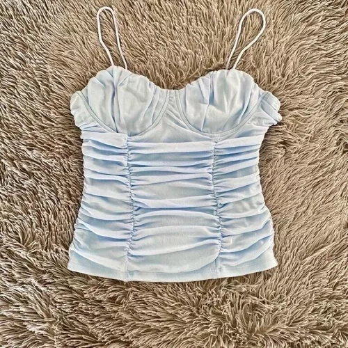 Blusa Tirantes Con Fruncido 4 Blusa Tirantes Con Fruncido – Image 2