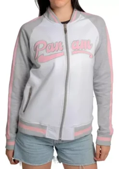 Chamarra 100% Panam Felpa Estilo Casual Mujer Dulce