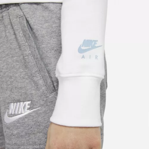 Sudadera Cropped Con Gorro French Terry Para Niñas Nike Air 6 Sudadera Cropped Con Gorro French Terry Para Niñas Nike Air – Image 4