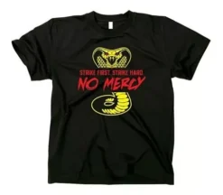 Optima Playera Cobra Kai Golpea Primero Golpea Duro Karate Kid