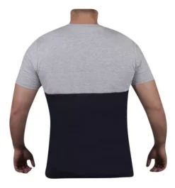 Playera Casual Hombre Color Gris/azul 908-26 -Vestidoux Soldes Magasin D NQ NP 886948 MLM53447411917 012023 O